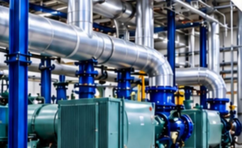 Industrial piping and pumps